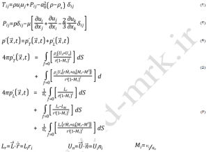 مبانی تئوری آکوستیک: معادلات  FW_H