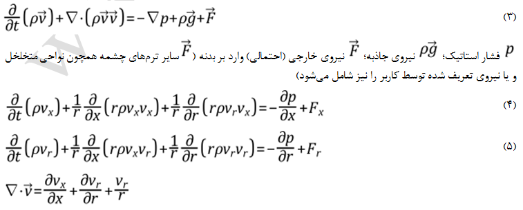معادله ممنتم جریان غیر لزج